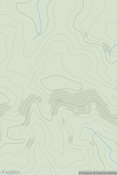 Thumbnail image for Waddon Hill [South Central England] [ST448015] showing contour plot for surrounding peak